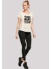 F4NT4STIC Long Cut T-Shirt Mothers Day Modern Love Statement Trendy Slogan in Whitesand