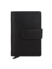 Greenburry Nappa Kreditkartenetui RFID Schutz Leder 7 cm in black