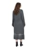 Ulla Popken Jerseykleid in graphitgrau