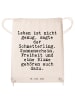 Mr. & Mrs. Panda Sportbeutel Leben ist nicht genug,... mit Spruch in Creme