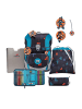 DerDieDas Schulranzen Set 5-tlg. ErgoFlex Tiny Ninja Fighter in blau