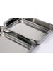 APS 3tlg.-Set: Panierstation in Silber - (L) 45,5 cm x (B) 18 cm x (H) 2,5 cm