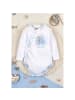 Nini Langarmbody Meerestiere XT in weiss