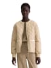 Marc O'Polo Kragenlose Steppjacke relaxed in Stormy Sand