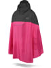 Normani Outdoor Sports Unisex Regenponcho wasserdicht Cherrapunji in Schwarz/Pink