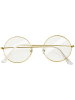 tectake Goldene Brille in Einheitsgröße, gold
