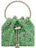 faina Women Bucket Bag in Green Multicolor