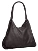 Samantha Look Shopper echt Leder in dunkelbraun