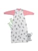 Schlummersack Babyschlafsack, 2.5 TOG in Rosa-Weiß