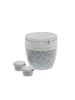 koziol Lunchboxen BENTOBOX L für Salate und Dressings in Grau, 14 x 13 x 14 cm