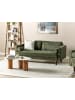 Beliani 3-Sitzer Sofa NURMO in Grün/Braun - (W) 177 x (H) 78 x (L) 74 cm