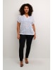 KAFFE curve Kurzarm-Bluse KCanny Regular fit in Bluecolors Graphic Dot
