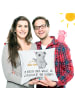 Mr. & Mrs. Panda Sofakissen Waage Astrologie mit Spruch in Weiß