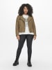 ONLY Carmakoma Bikerjacke in Tigers Eye
