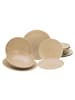 CreaTable CreaTable,  23920, Serie Vesuvio Sand , Teller Set 12 teilig in Sand in Sand