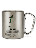 Mr. & Mrs. Panda Thermobecher Einhorn Joker mit Spruch in Silber