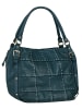 Samantha Look Shopper echt Leder in blau