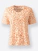 WITT WEIDEN Shirt in apricot-bedruckt