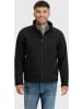 Vintage Industries Softshelljacke in Schwarz