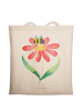 Mr. & Mrs. Panda Uni Tasche Hummel Blume ohne Spruch in Creme