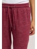 Oxmo Sweathose OXBenita 21300139-ME Kuschelweiche Sweat Pant Jogginghose in Rot