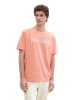 Tom Tailor Print T-Shirt für Herren in rose