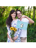 Mr. & Mrs. Panda Wanddeko Pinguin Duschen ohne Spruch in Eisblau