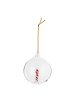 Butlers Glaskugel HANG ON Candy Cane in Transparent