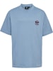 Hummel Shirt "Loose T-Shirt S/S Graphic Junior" in Blau