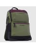 Piquadro Corner Rucksack 44 cm Laptopfach in forest green