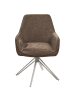 Beliani 2er-Set Esszimmerstuhl JODAR in Braun/Beige