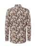 Finshley & Harding Hemd in mocca ecru - 0001