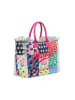 IZIA Tote Bag Tote Bag in Multicolor Fuchsia
