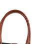 Toscanto Toscanto Schultertasche Leder dunkelblau, braun ca. 29cm