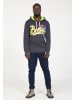 PLUS EIGHTEEN Herren Kapuzenpullover in Marine Melange