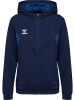 Hummel Reißverschluss Kapuzenpullover Hmlauthentic Damen in MARINE
