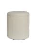 FineBuy Hocker und Sitzsäcke in Beige / Stoff / 40x40x45