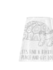 Mr. & Mrs. Panda Weißwein Glas Schildkröte MHerzieren mit Spruch in Transparent