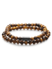 True Rebels Armband aus Edelstahl mit Tigerauge in retro