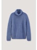 Hessnatur Rollkragen Pullover Relaxed in mittelblau