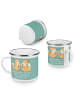Mr. & Mrs. Panda Emaille Tasse Junggesellenabschied Eskalation m... in Meeresbrise