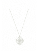 Gemshine Halskette mit Anhänger Mandala in silver coloured