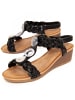 Montevita Sandalen Keilsandalen Confoli in Schwarz