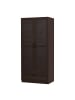 en.casa Kleiderschrank Finning in Braun (B)80cm (G)78.9cm