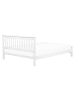 Beliani Doppelbett MAYENNE in Weiß - (W) 169 x (H) 88 x (L) 208 cm