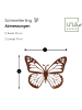 UNUS Gartenstecker Baumstecker Schmetterling 3er Set in Rostoptik in Braun