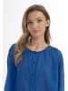 DreiMaster Damen Langarmbluse in Blau