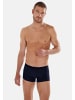 HOM Retro Short / Pant Modal clean cut in Dunkelblau / grau