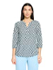 Betty Barclay Schlupfbluse mit 3/4 Arm in Blau/Grün