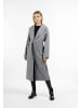 DreiMaster Damen Übergangsmantel Aus Wollgemisch in Grau Melange